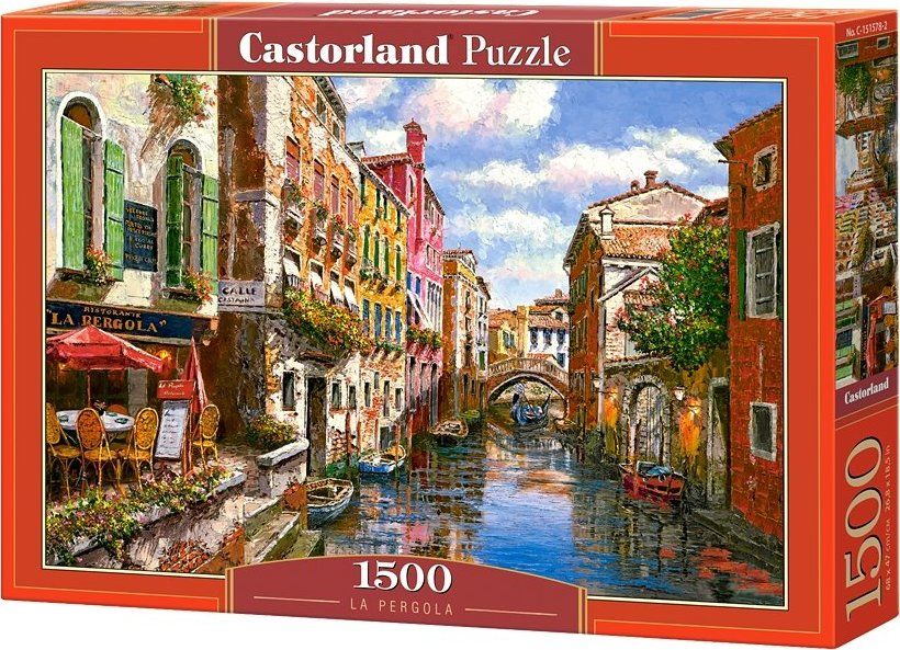 CASTORLAND Puzzle Restaurace La Pergola, Benátky 1500 dílků - obrázek 2