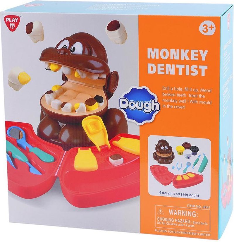 PLAYGO PLAYGO PLAYGO Wiky Zubař opice set - obrázek 2