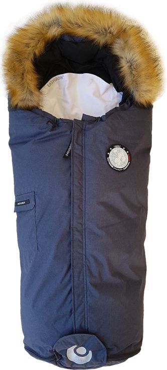 EASYGROW Fusak zimní Nature Navy Melange - obrázek 1
