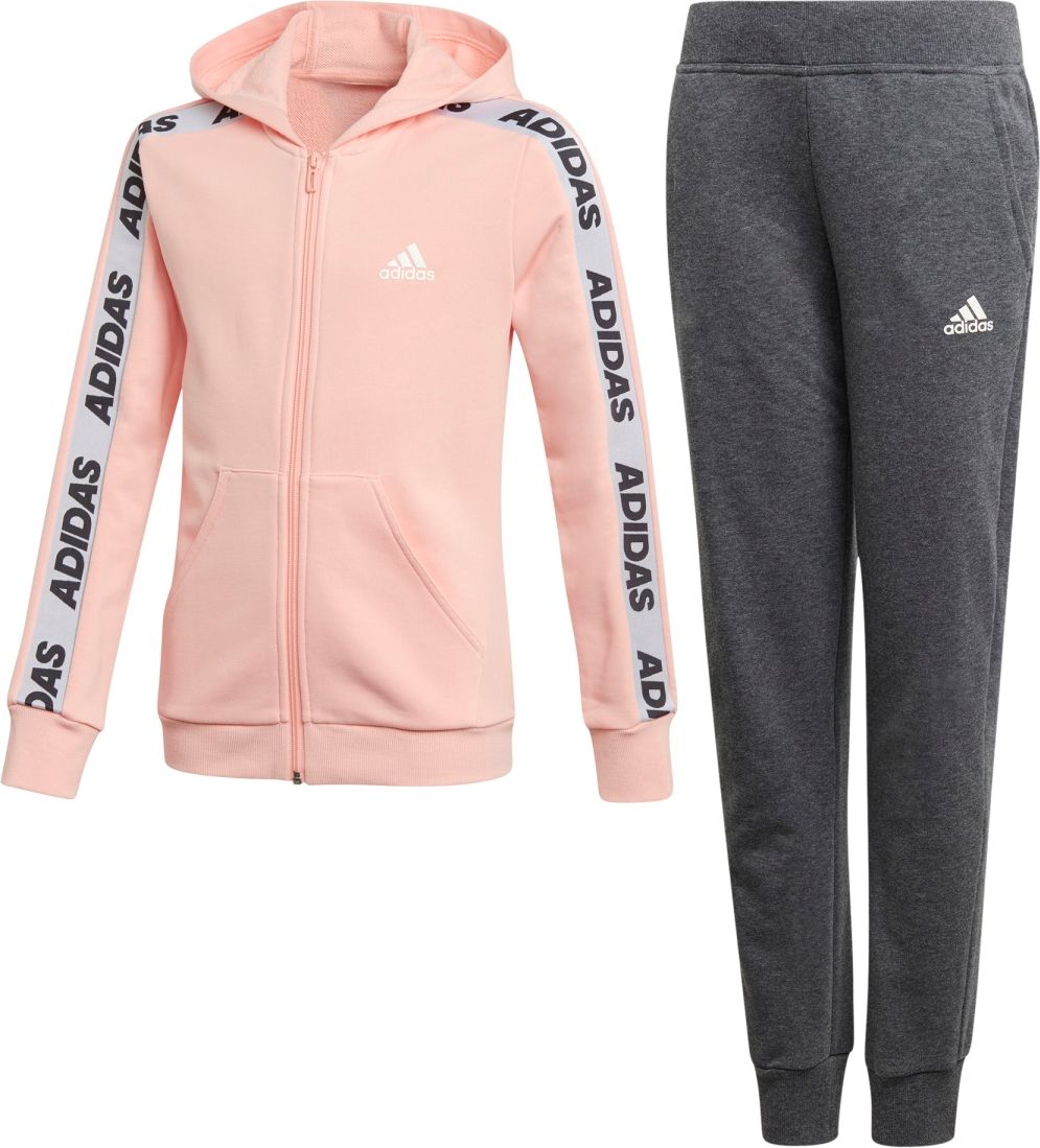 adidas Yg Hood Cot Ts růžová 116 - obrázek 1