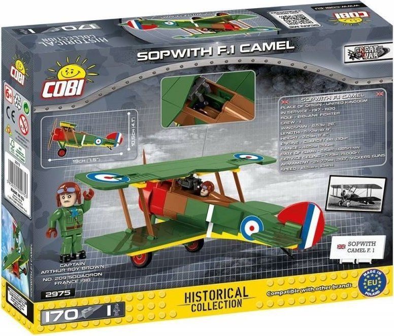 COBI Stíhací letoun Sopwith F.1 Camel - obrázek 2