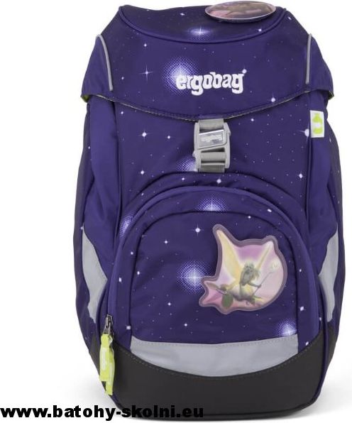 Školní batoh Ergobag prime Galaxy fialový - obrázek 1