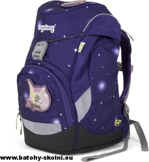 Školní batoh Ergobag prime Galaxy fialový - obrázek 3