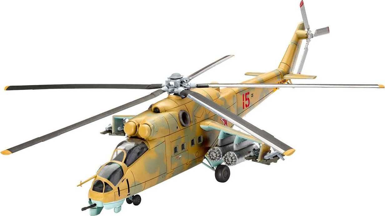 REVELL Plastic ModelKit vrtulník 04951 - Mil Mi-24D Hind (1:100) - obrázek 6