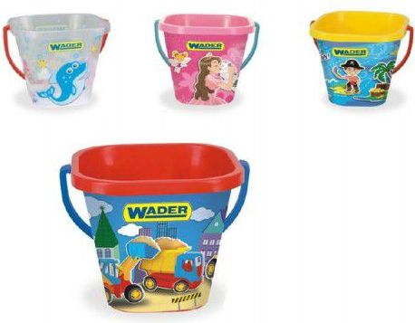 Wader Kbelík čtvercový 2L plast 15x19cm - obrázek 1
