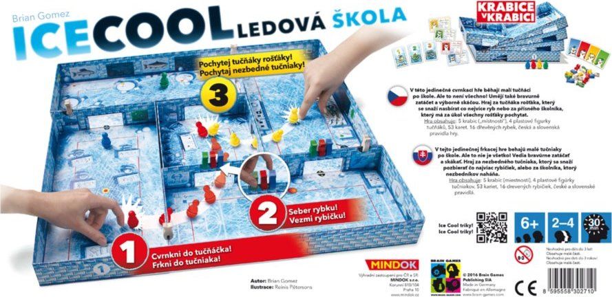 Společenská hra IceCool Ledová škola, MINDOK - obrázek 2