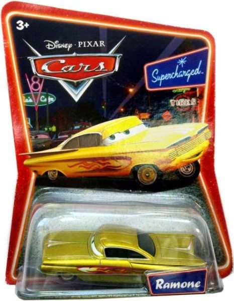 CARS (Auta) - Ramone Gold (Zlatý Ramone) SUPERCHARGED - obrázek 1