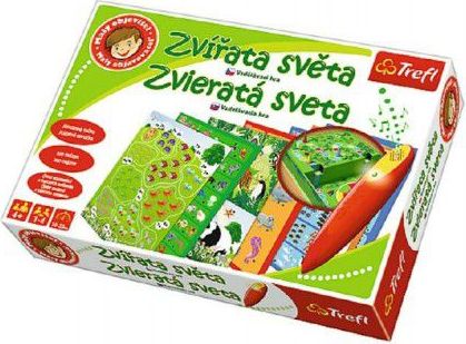Trefl Malý objevitel Zvířata světa kouzelná tužka edukační v krabici - obrázek 1