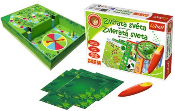 Trefl Malý objevitel Zvířata světa kouzelná tužka edukační v krabici - obrázek 3