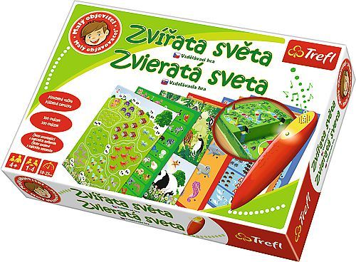 Trefl Malý objevitel Zvířata světa kouzelná tužka edukační v krabici - obrázek 4