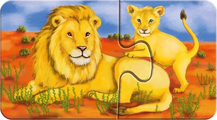 RAVENSBURGER Moje první puzzle Roztomilá zvířátka 9x2 dílky - obrázek 4