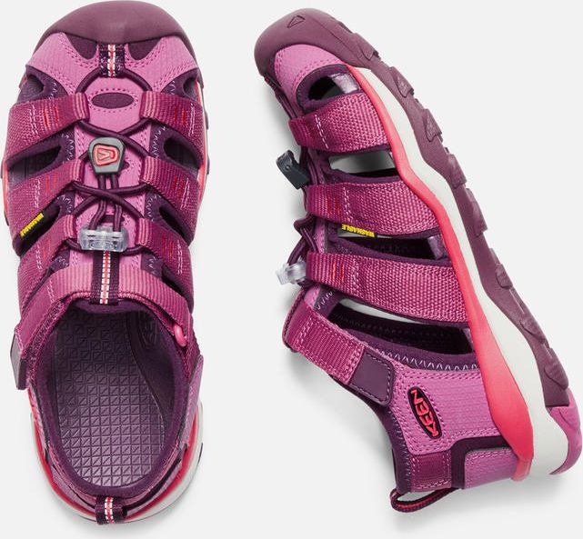 Keen Dětské sandály NEWPORT NEO H2 K red violet/grape wine růžová 27/28 - obrázek 3