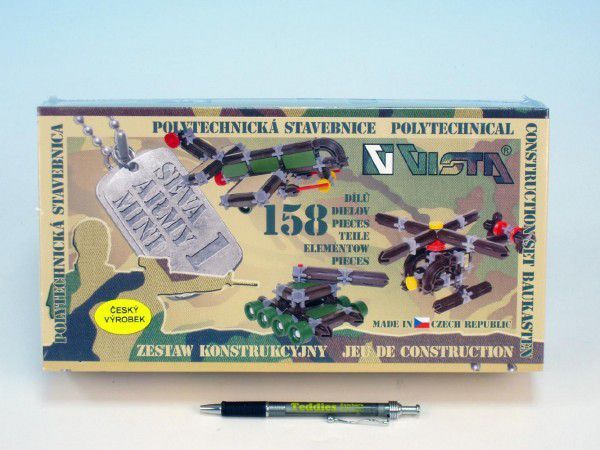 Seva Army mini 1 Stavebnice plast 1v krabici 31,5x16,5x7,5cm - obrázek 1