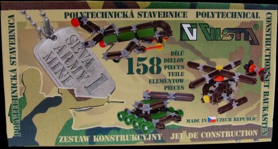 Seva Army mini 1 Stavebnice plast 1v krabici 31,5x16,5x7,5cm - obrázek 2