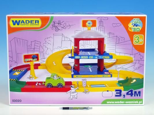 Garáž Kid cars 3D 2 patra 3,4 m 90x57cm Wader - obrázek 2