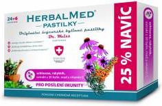 HerbalMed Dr. Weiss echinacea rakytník vitamín C 30 pastilek - obrázek 1