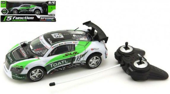RC Auto 2plast zrychlující 1:18 na baterie 27MHz v krabici - obrázek 1