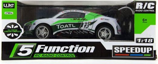 RC Auto 2plast zrychlující 1:18 na baterie 27MHz v krabici - obrázek 5