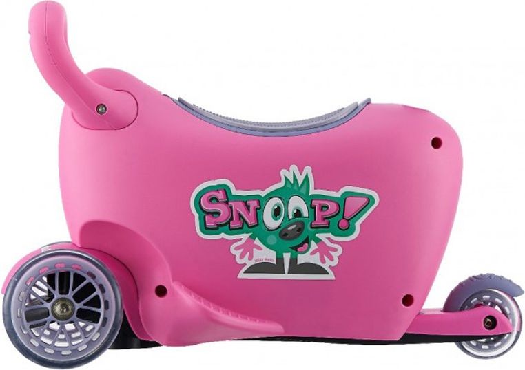 Dětské odrážedlo s vodící tyčí Snoop 3v1 Milly Mally pink - obrázek 3