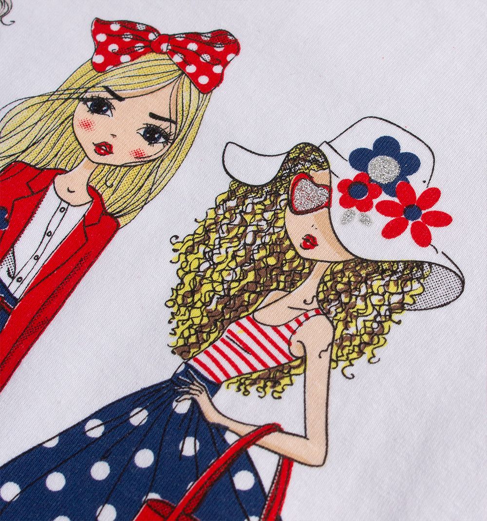 Dívčí tričko Mix´nMATCH LOVE SHOPPING bílé Velikost: 122 - obrázek 3