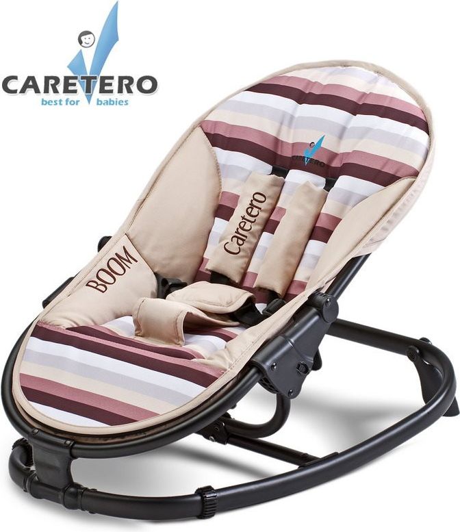 Dětské lehátko CARETERO Boom brown - obrázek 1