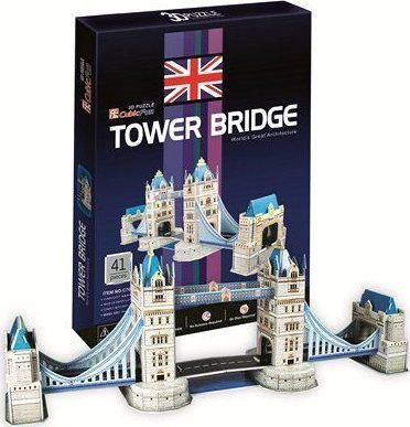 CUBICFUN 3D puzzle Tower Bridge 41 dílků - obrázek 1