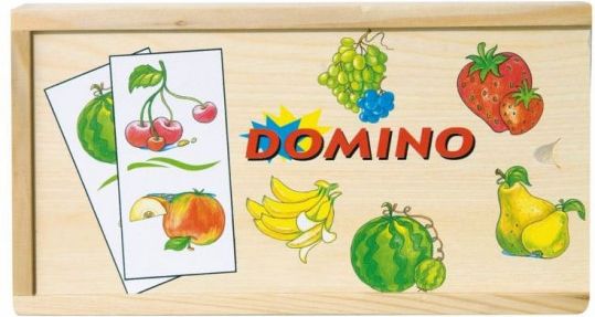 WOODY Domino Ovoce - obrázek 1