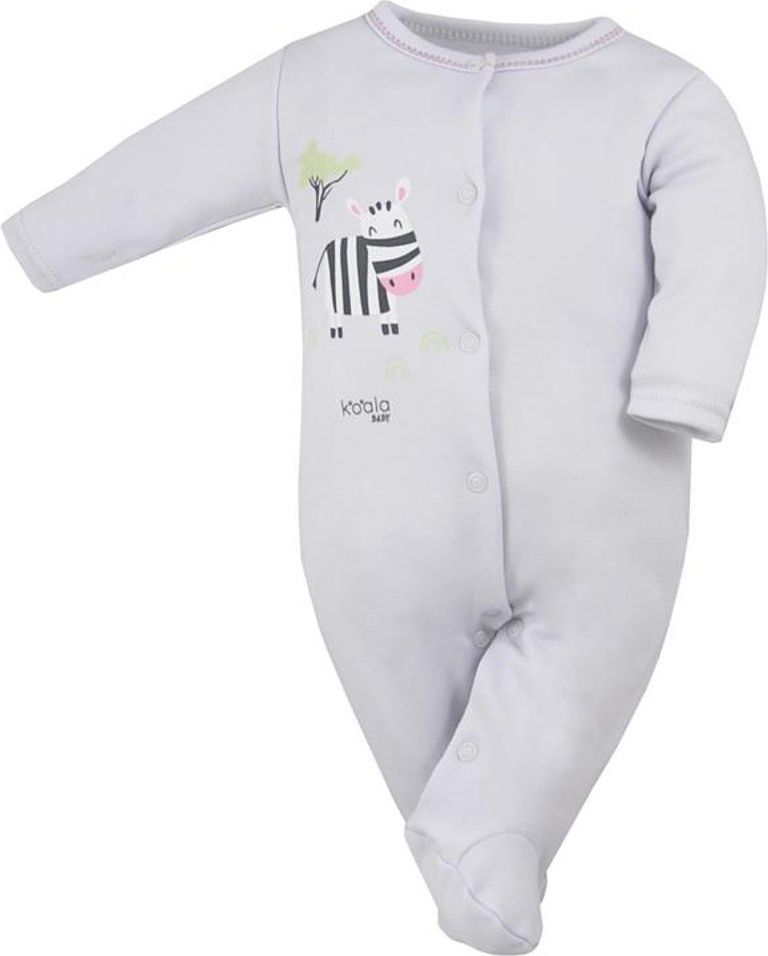 Kojenecký bavlněný overal Koala Happy Baby šedý 74 (6-9m) - obrázek 1