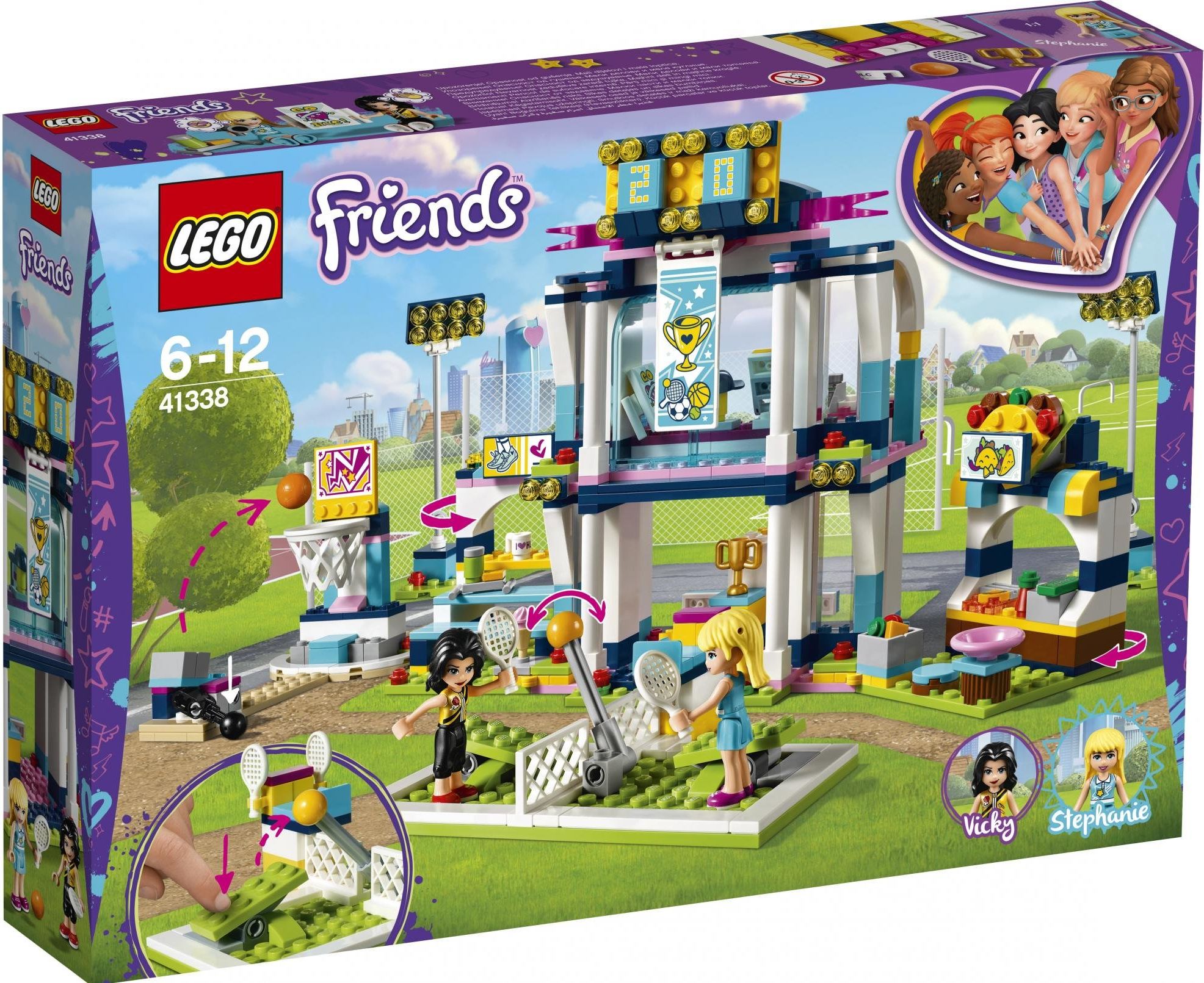 LEGO Friends 41338 Stephanie ve sportovní aréně - obrázek 1
