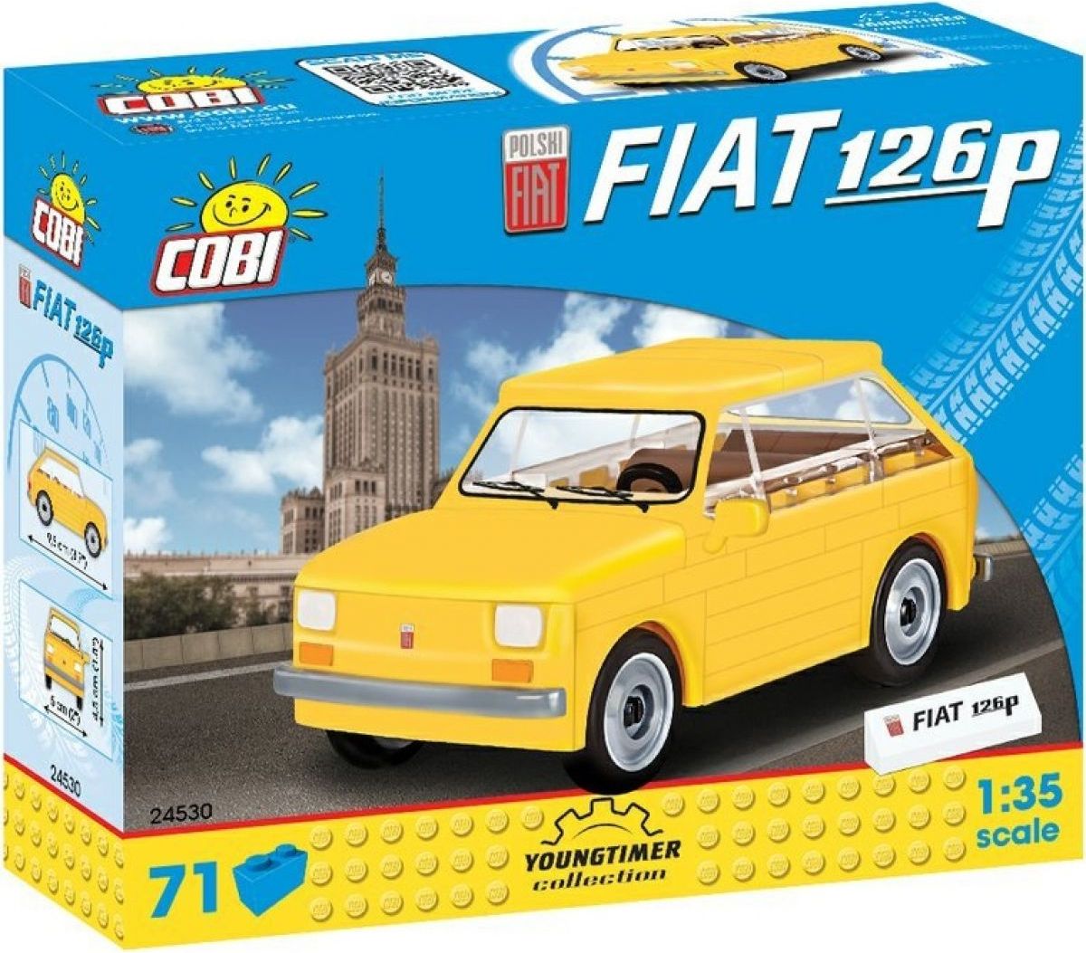 Cobi 24530 Youngtimer Polský Fiat 126p - obrázek 1