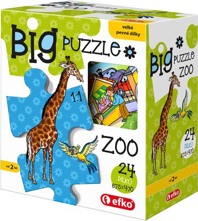 EFKO Podlahové puzzle Na dvorku 24 dílků - obrázek 1