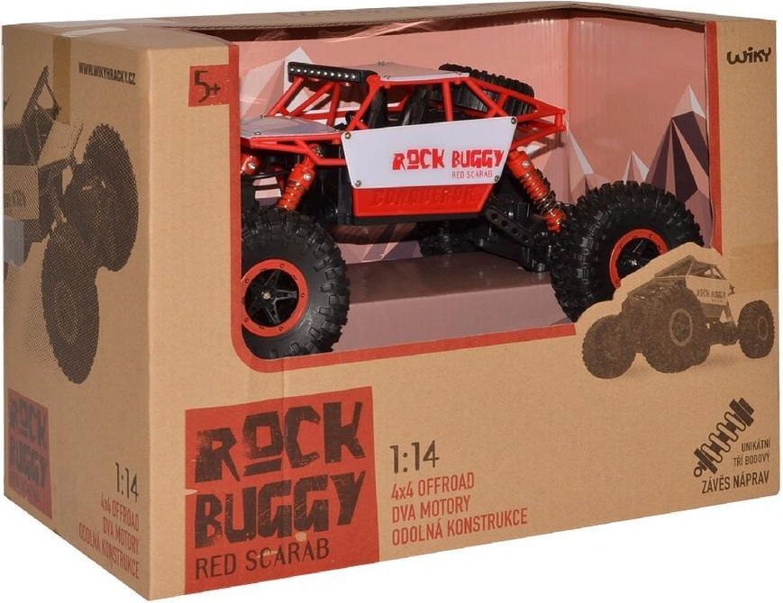 Rock Buggy Wiky ROCK BUGGY Red Scarab malé - obrázek 3