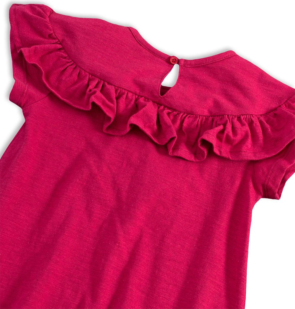 Dívčí šaty Mix´nMATCH FRINGE vínové Velikost: 116 - obrázek 4