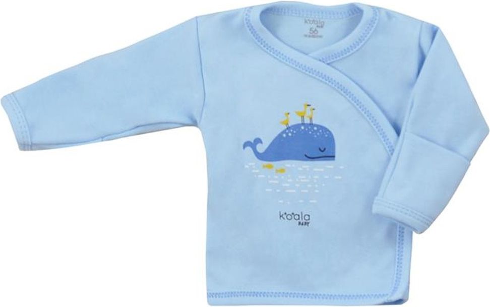 Kojenecká bavlněná košilka Koala Happy Baby modrá 68 (4-6m) - obrázek 1