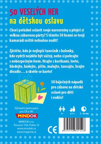 Mindok 50 veselých her na dětskou oslavu - obrázek 3