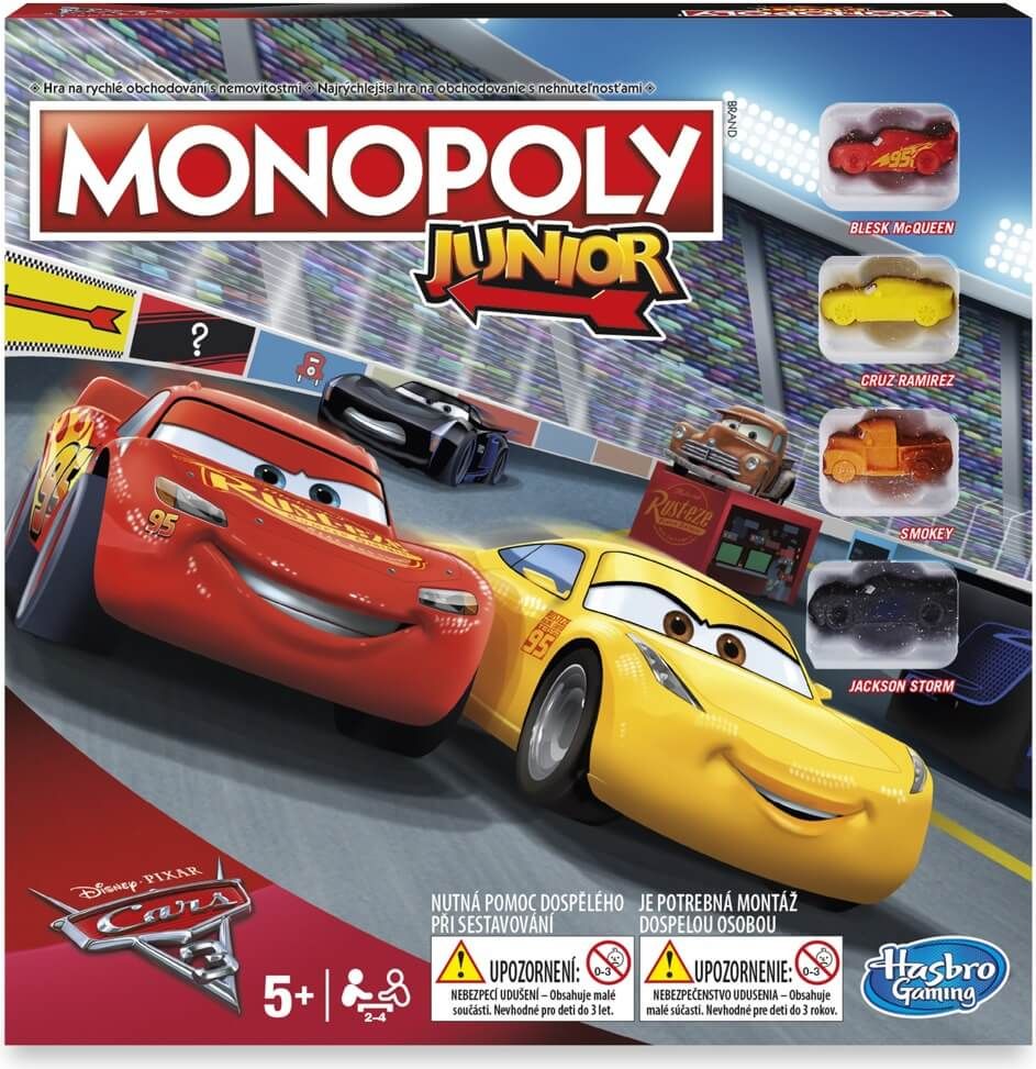 Hasbro Cars 3 Monopoly Auta 3 - obrázek 1