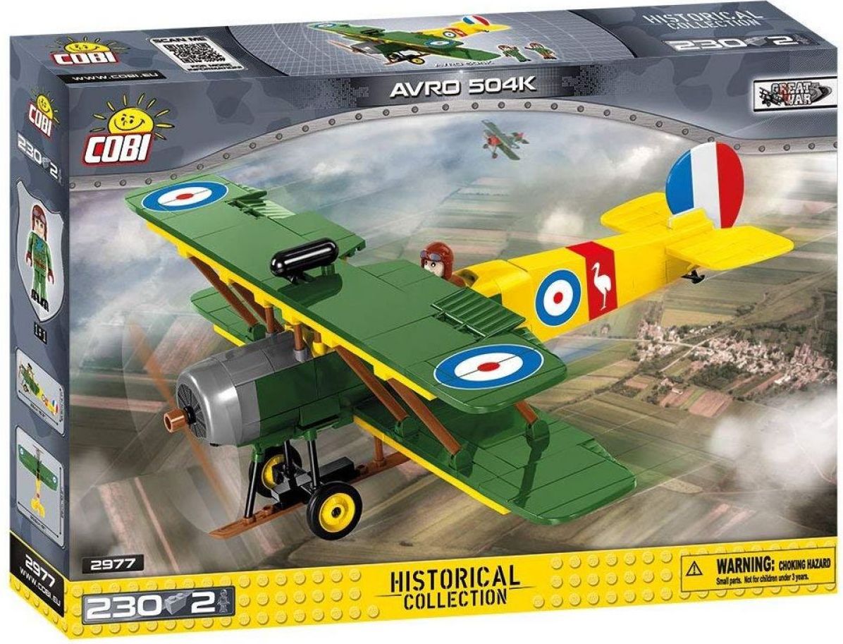 Cobi 2977 Malá armáda I. světová válka Avro 504 - obrázek 1