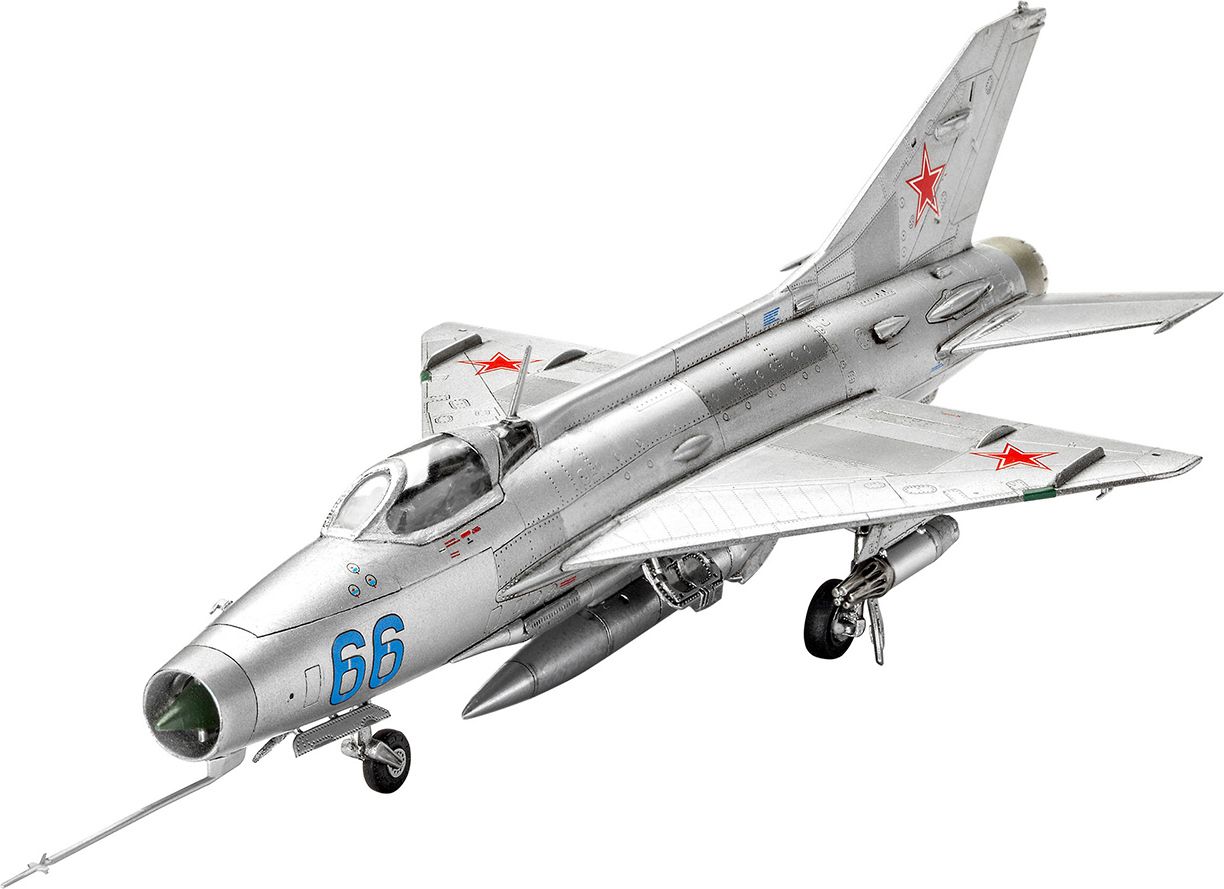 REVELL ModelSet letadlo 63967 - MiG-21 F-13 Fishbed C (1:72) - obrázek 8
