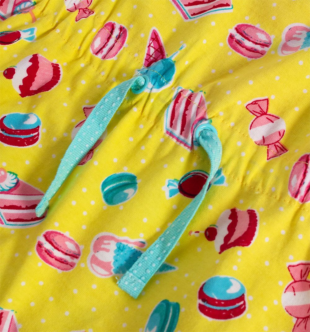 Dívčí šatičky KNOT SO BAD ICE CREAM žluté Velikost: 68 - obrázek 2
