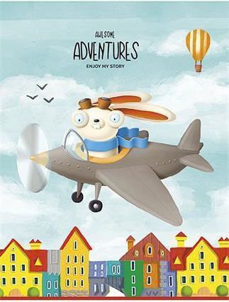 Sešit "Adventures", čtverečkovaný, mix, A5, 36 listů, SHKOLYARYK - obrázek 1