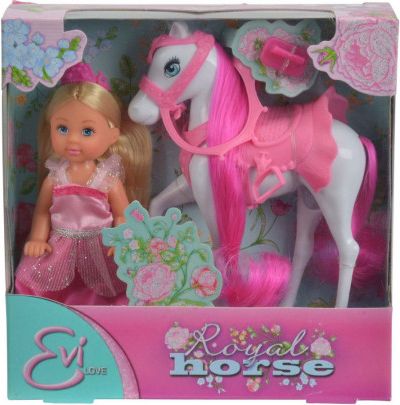 Simba Panenka Evička Princezna s koněm - obrázek 1