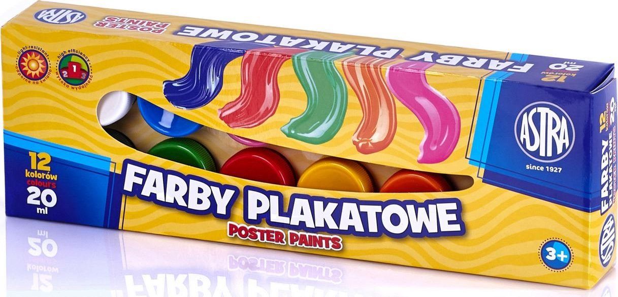 ASTRA Temperové barvy 12 x 20 ml - obrázek 1