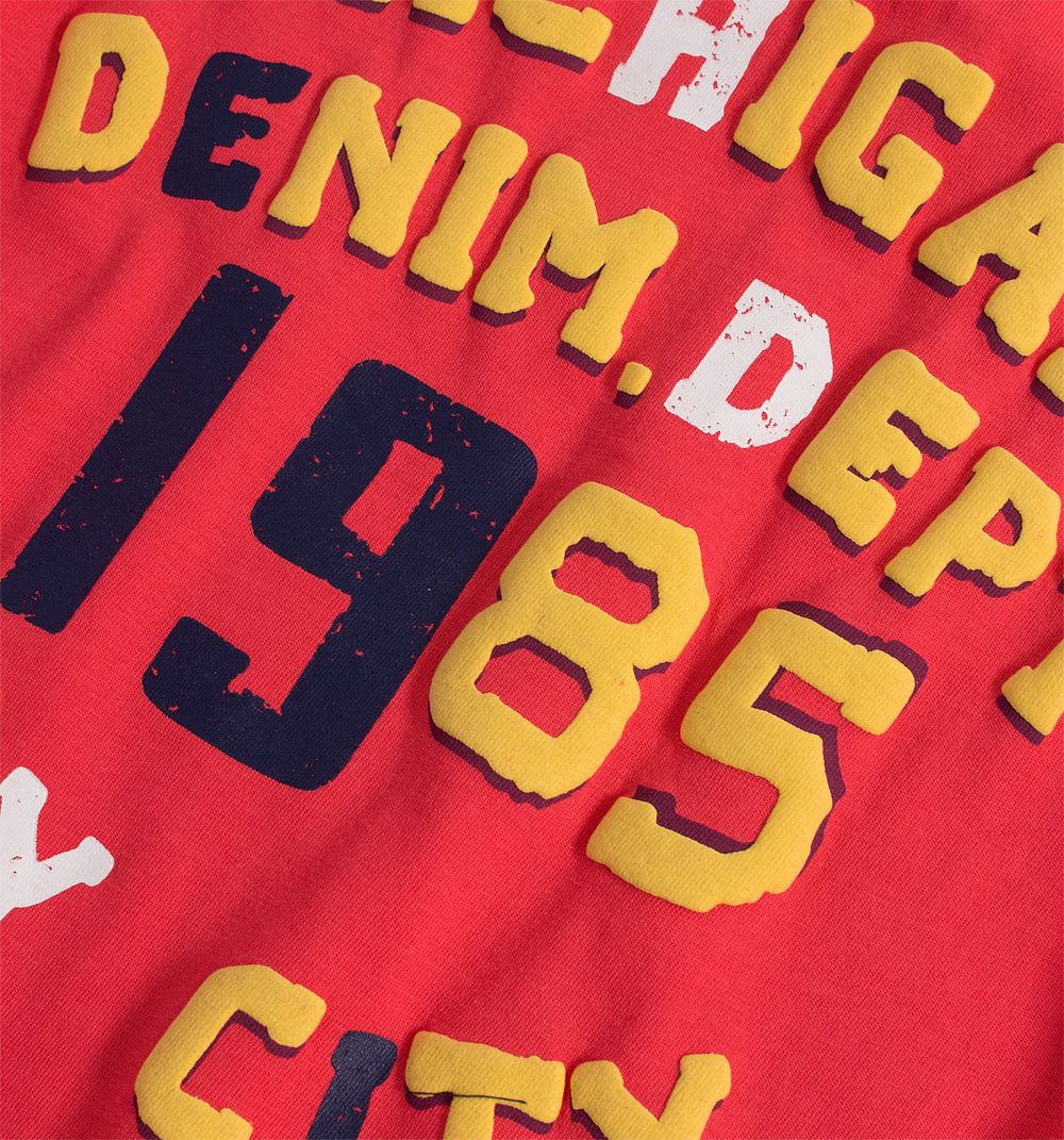 Chlapecké tričko MINOTI DENIM červené Velikost: 104-110 - obrázek 2