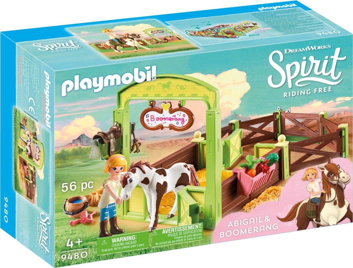 PLAYMOBIL Koňský box Abigail & Bumerang 9480 - obrázek 1
