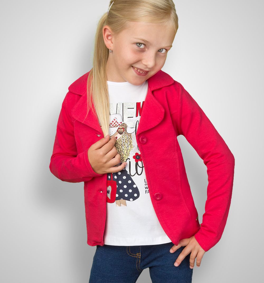 Dívčí sako KNOT SO BAD ONLY GIRL růžové Velikost: 164 - obrázek 2