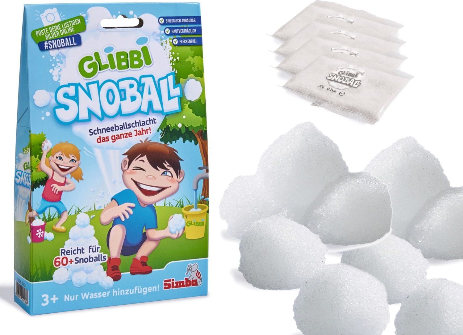 SIMBA TOYS Glibbi Snoball - výroba sněhu - obrázek 2