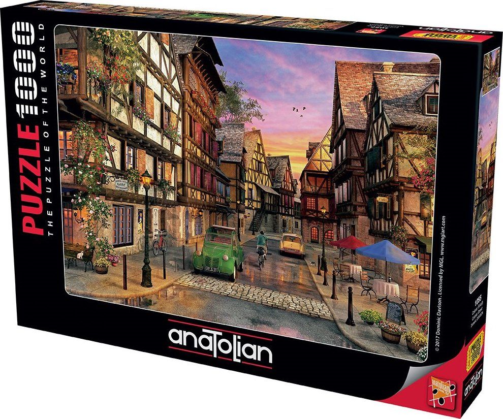 ANATOLIAN Puzzle Ulice Colmar 1000 dílků - obrázek 1