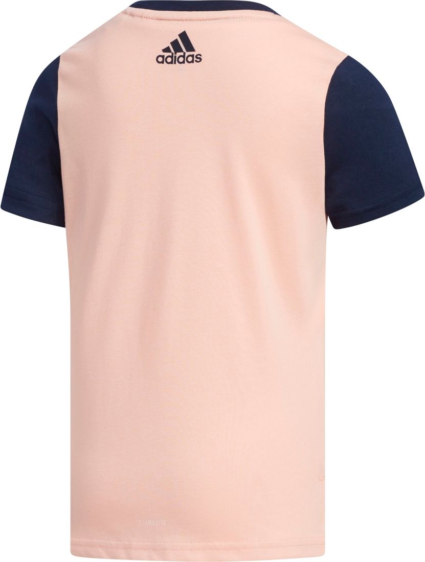 adidas Lg Cot Tee růžová 128 - obrázek 2
