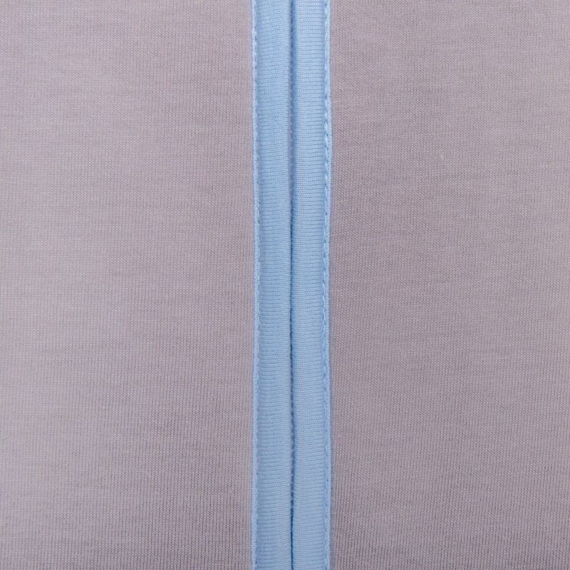 Natulino dětský spací pytel pro miminko, NATURAL GREY / BLUE, 2vrstvý, N (0 - 3 měsíce) - obrázek 3