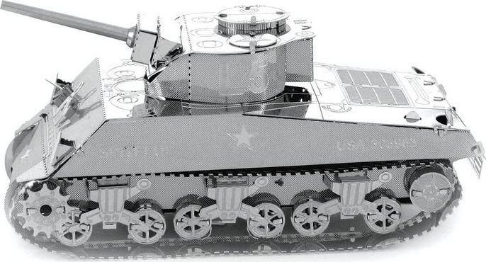 METAL EARTH 3D puzzle Tank M4 Sherman - obrázek 3